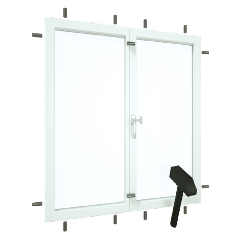 Sicherheitspaket 3 mit zusätzlichen Stahl-Sicherheitsschliesspunkten, abschliessbarem Fenstergriff, Aufbohrschutz und Dreifach-Verbundsicherheitsglas (VSG)